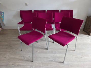 Kressel & Schelle - Stoel (9) - Chroom, Textiel - Casala