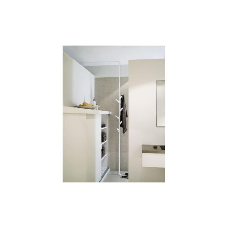Functionals Slide vloer-plafond garderobe - wit, Huis en Inrichting, Woonaccessoires | Kapstokken, Nieuw, Verzenden