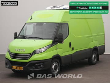 Iveco Daily 35S16 Automaat Kerstner Koelwagen 160PK Cooljet, Automaat, Stof, Gebruikt, Euro 6