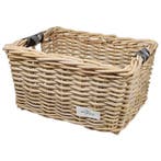 Wicked Rieten Fietsmand L Black Diamonds naturel, Verzenden, Nieuw