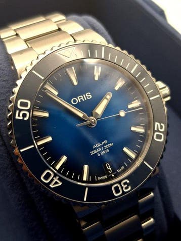 Oris - Aquis Date Calibre 400 - Zonder minimumprijs - 01 400, Nieuw