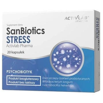 Activlab - Sanbiotics STRESS - 20 Capsules, Verzenden, Nieuw, Poeder of Drank