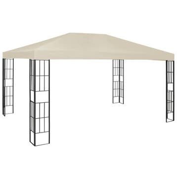 vidaXL Prieel 3x4 m crème, Tuin en Terras, Verzenden, Nieuw