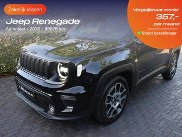 Jeep Renegade | Zakelijk Leasen vanaf 162,- p/mnd, Nieuw, Financial lease, Lease, Renegade