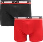 Levis Brief Boxershorts 2-Pack Rood Grijs maat XXL Heren, Verzenden, Rood, Levi's, Boxer