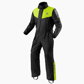 Revit! Regenpak Pacific 4 H2O Zwart Neon Geel, Nieuw met kaartje, REV'IT!, Overige typen, Heren