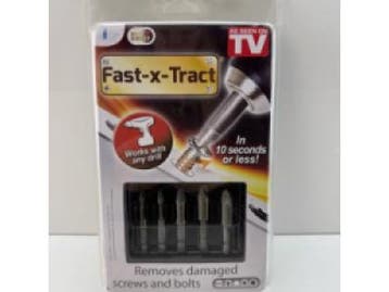 Veiling - Fast-x-Tract schroef- en boutverwijderaar set (2x), Nieuw