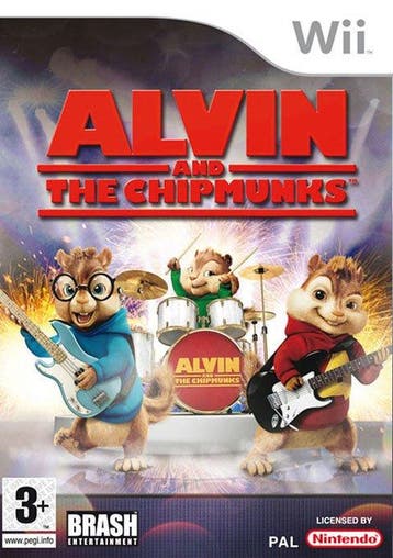 Wii Alvin and the Chipmunks, Verzenden, Zo goed als nieuw
