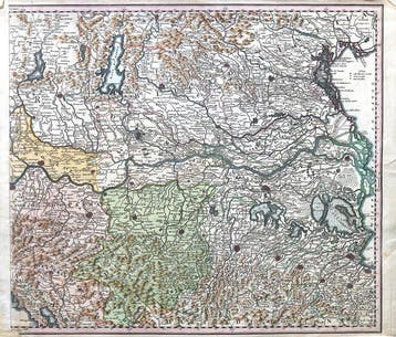 Italië - Lombardije Emilia-Romagna Veneto; J. B. Homann - no, Nieuw