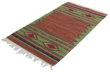 Kelim - Vloerkleed - 160 cm - 90 cm - Naturfarben, Nieuw