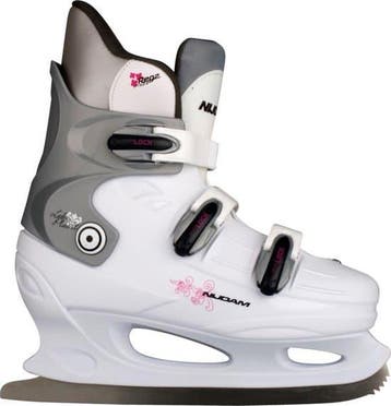 Nijdam kunstschaats maat 40 Hardboot - Wit/Zilver/Fuchsia, Ophalen of Verzenden, Zo goed als nieuw, Nijdam