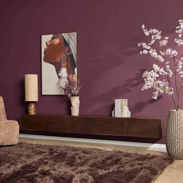 Zwevend tv meubel Vision Bruin Mangohout 280 cm | Starfurn, Huis en Inrichting, Ophalen of Verzenden, Nieuw