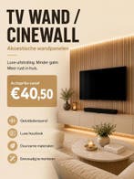 TV Wand Cinewall  Akoestische wandpanelen V.a 40e Actieprijs, Verzenden, Nieuw