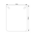 Elektrische deken warmtedeken wit tweepersoons 160x140 cm, Verzenden, Nieuw