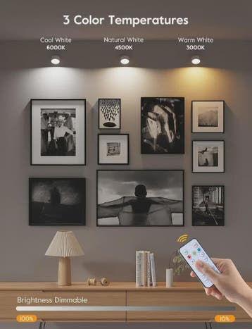 Oplaadbare Magnetische Wandlamp met Afstandsbediening - 360°, Verzenden, Nieuw