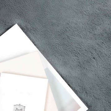 vidaXL Antislip vloerkleed van imitatie konijnenbont OLITE, Verzenden, Nieuw