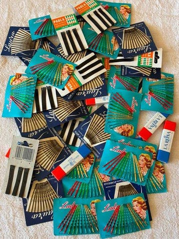 Haar ornament (50) - La Reina - Vintage Bobby Pins /
