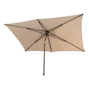 4 Seasons Outdoor Azzurro 200x300cm beach met wenge frame, Nieuw
