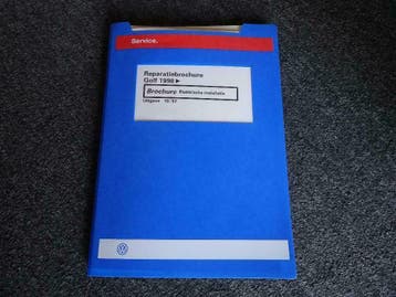 1998 Volkswagen Golf Reparatiebrochure Elek. installatie, Verzenden