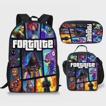 Fortnite Schooltas Set: Rugzak, Pennenhouder & Lunchtas voor, Verzenden, Nieuw