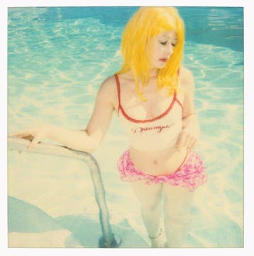 Stefanie Schneider - Max in pool (29 Palms, CA)