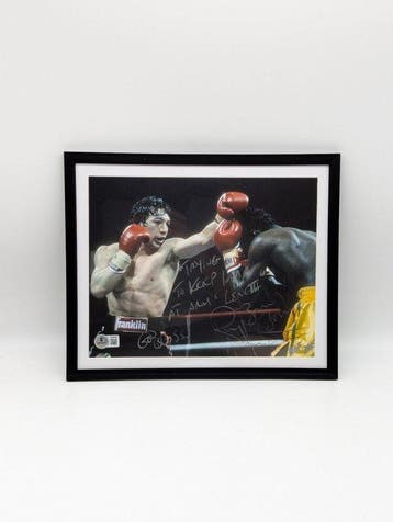Ray Boom Boom Mancini - Gesigneerde foto -, Nieuw