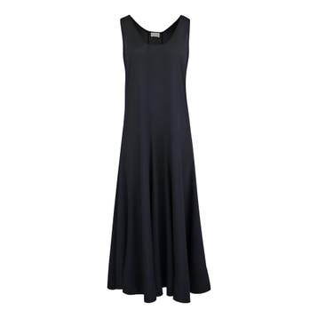 By Malene Birger • zwarte mouwloze midi jurk • 34, Kleding | Dames, Jurken, Verzenden, Zwart, Nieuw, By Malene Birger
