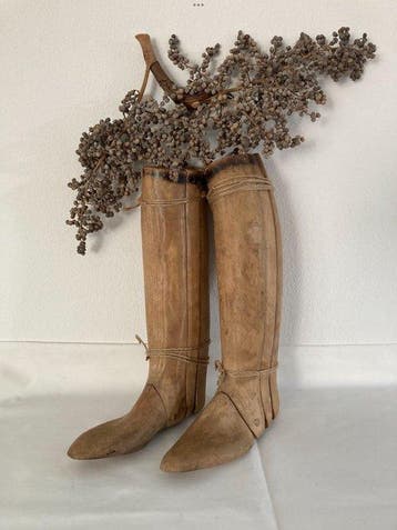 Laarzenspanner/ Leest - Antiek - Hout - Laarzen - Maat: EU