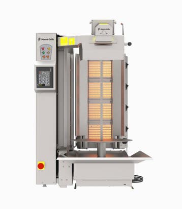Naomi Grills RB.4.G | Robot Döner Grill Gas | 4 Branders | 1, Ophalen of Verzenden, Nieuw in verpakking, Fornuis, Frituur en Grillen