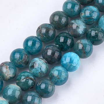 10 x Edelsteen kralen Apatiet Agaat 10 mm – gat ca. 1 mm.., Ophalen of Verzenden, Nieuw, Kraal