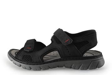 Rieker Sandalen in maat 43 Zwart, Kleding | Heren, Schoenen, Sandalen, Verzenden, Zwart, Zo goed als nieuw