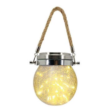 Solar hanglamp/tafellamp buiten 'Betsy' - Op zonne-energie, Tuin en Terras, Buitenverlichting, Zonne-energie, Verzenden, Nieuw