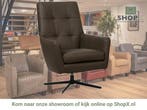 Leren draaifauteuil Central - Toledo Espresso (bruin), Huis en Inrichting, Fauteuils, Nieuw, Ophalen of Verzenden, 75 tot 100 cm