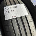 2 x Pirelli Cinturato P7 205-55-17 Zomerbanden 5mm, Auto-onderdelen, Banden en Velgen, Gebruikt, 17 inch, Band(en), Personenwagen