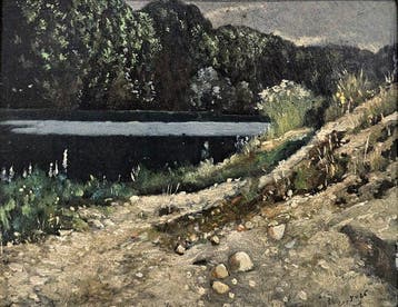 French School (XX) - Paysage de Rivière