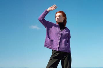 Breipatroon Damesvest Brenna met zakken in Donegal Woolen, Hobby en Vrije tijd, Breien en Haken, Ophalen of Verzenden, Nieuw