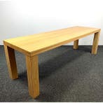 Houten Boerentafel - 79 x 250 x 79,5 cm, Ophalen of Verzenden, Gebruikt