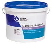 Sigma Sigmacryl Decor Soft Semi-matt - Wit - 2,5 liter, Wit, Nieuw, Ophalen of Verzenden, Verf