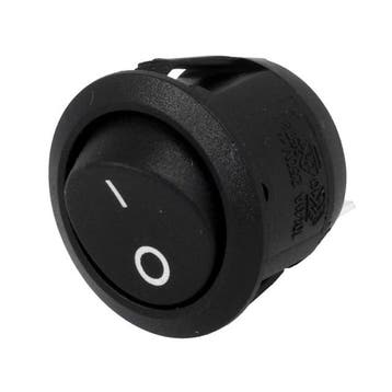 Inbouw Pulsschakelaar Rond 250V 10A, Ophalen of Verzenden, Nieuw