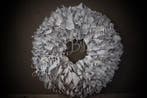 Krans Palm Petal white 55 cm, Ophalen of Verzenden, Nieuw