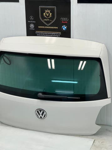VW Polo Bluemotion bj.2010 achterklep wit laknummer LB9A, Gebruikt, Volkswagen, Achterklep