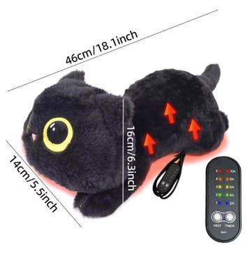 Verwarmde Kat Knuffel – USB Warmtekussen Rug en Nek, Verzenden, Nieuw