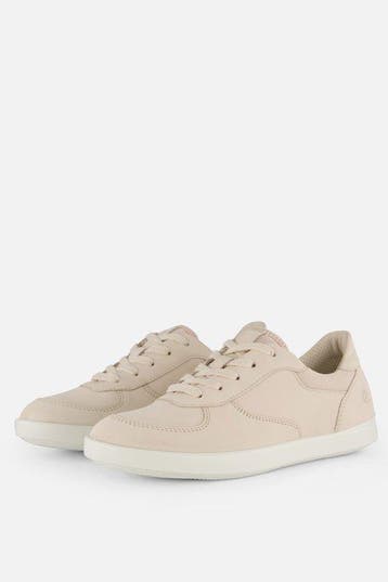 Ecco - maat 40- Leisure Sneakers Beige Leer - Dames, Verzenden, Nieuw