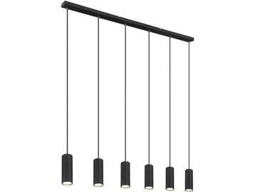 Globo Robby - hanglamp - GU10 - zwart - metaal - grote, Verzenden, Nieuw