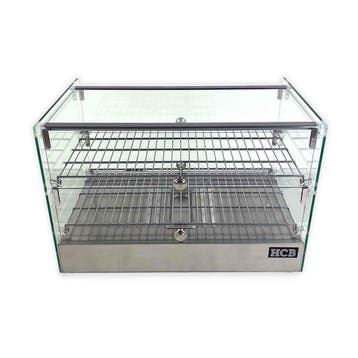 HCB Warmhoudvitrine - 50 liter - 55,4 cm - 230V - RVS, Verzenden, Nieuw in verpakking, Overige typen