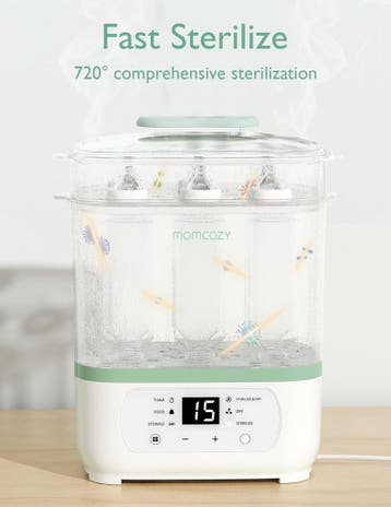 Flessen Sterilisator - Stoomsterilisator met Droogfunctie -, Verzenden, Zo goed als nieuw