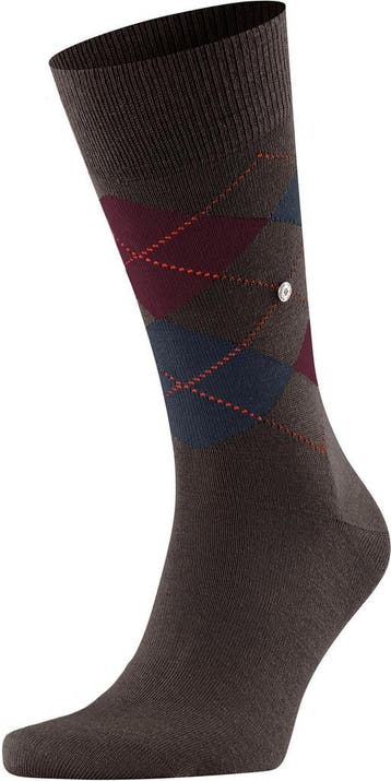 Burlington Wol Edinburgh Bruin 5235 maat 40-46 Heren, Kleding | Heren, Sokken en Kousen, Verzenden, Nieuw, Bruin, Burlington