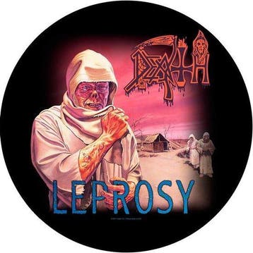 Death - Leprosy - Backpatch officiële merchandise, Ophalen of Verzenden, Nieuw, Kleding