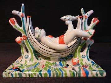 Villeroy & Boch - Rosemarie Benedikt - sculptuur, Benedikt &, Antiek en Kunst, Antiek | Glas en Kristal