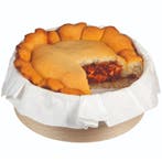 HoM Bakring Hout met Bakpapier Ø10,5x4cm 4st., Verzenden, Nieuw